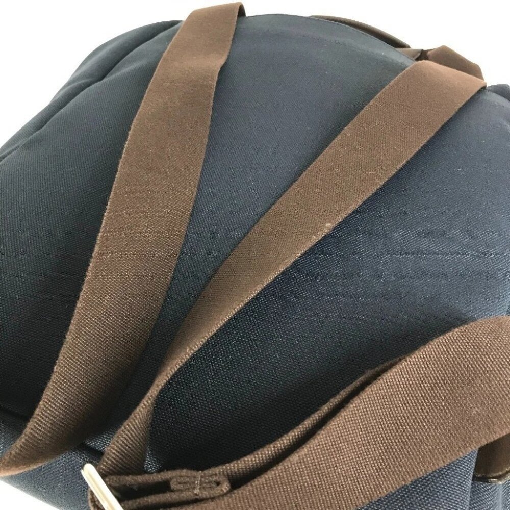 HERMES sacked panther jug room bag backpack Backpack cotton Navy/Brown - Picture 11 of 14